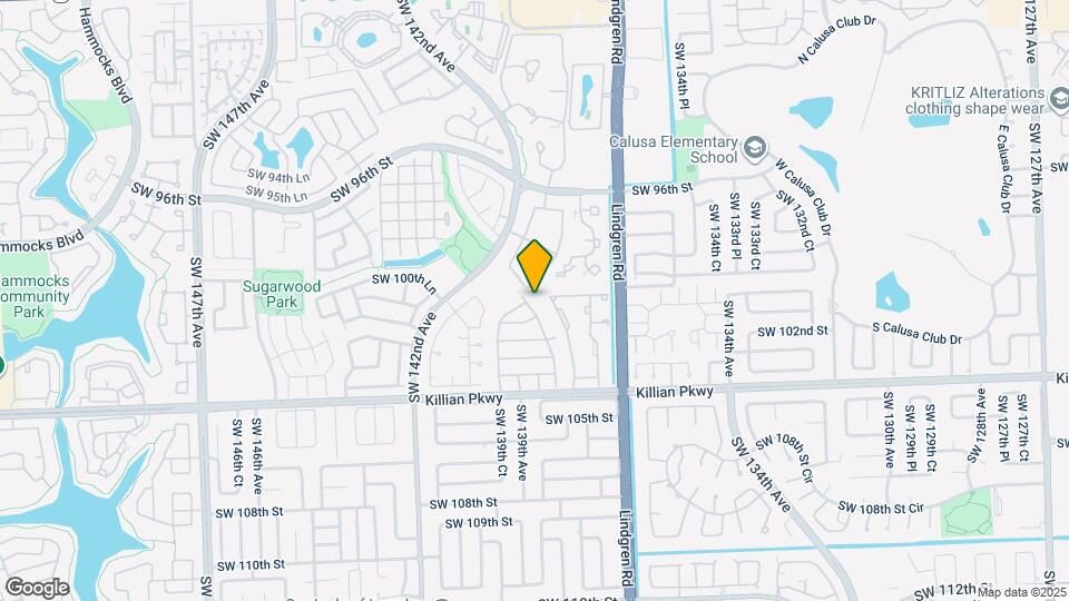 10121 SW 138th Ct Map and Location Details