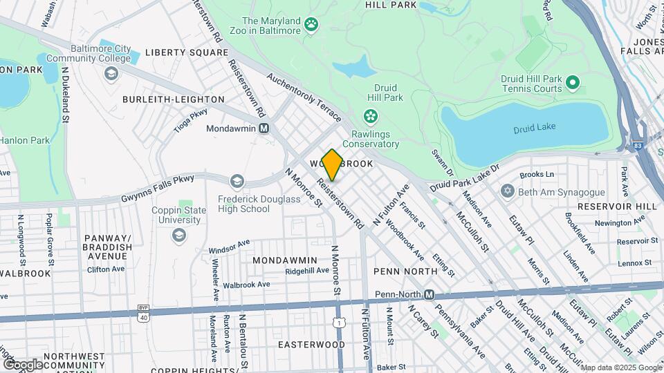 2325 Reisterstown Rd Map and Location Details