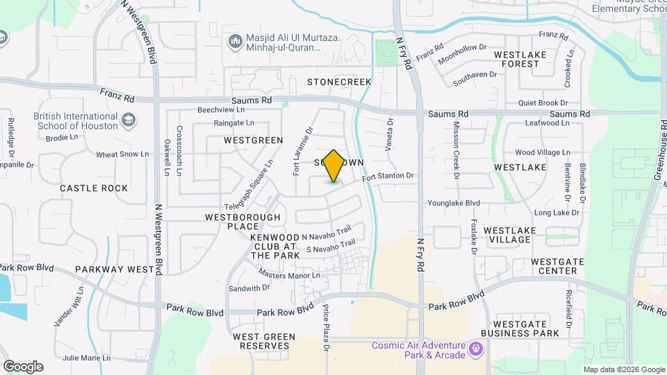 20022 Fort Stanton Dr Map and Location Details