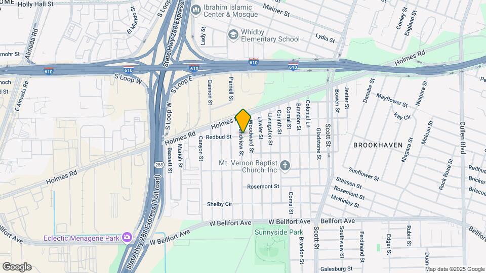 3419 Redbud St Map and Location Details