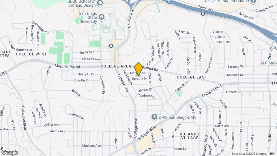 6174 Dorothy Dr Map and Location Details