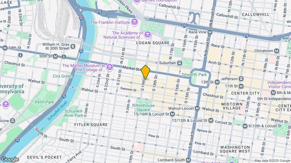39-41 S 19th St Map and Location Details