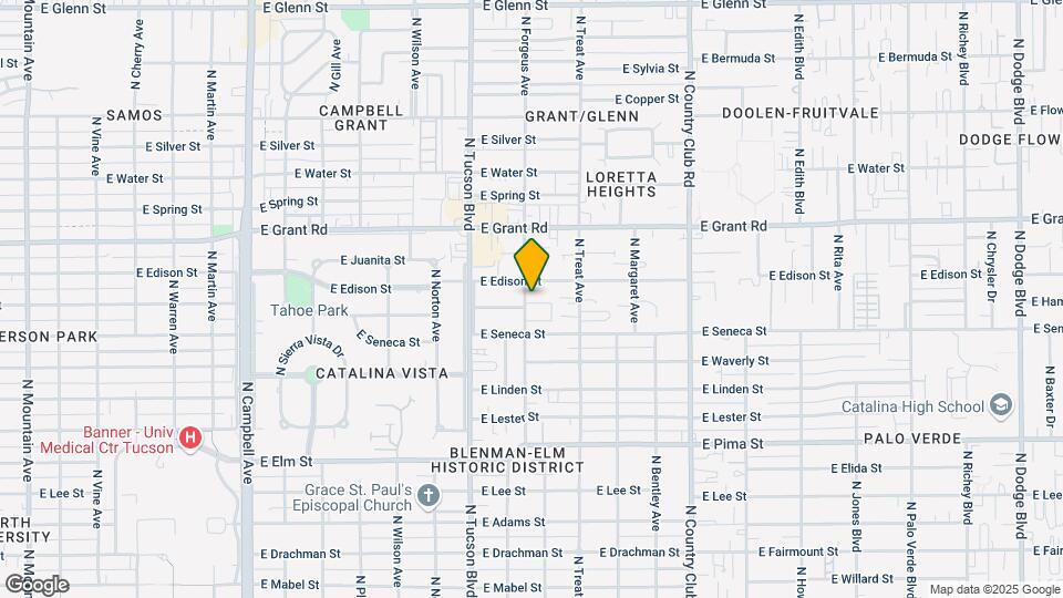 2138 N Forgeus Ave Map and Location Details