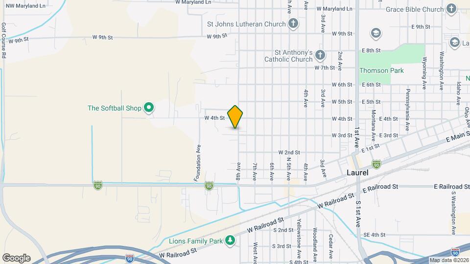 805 W 3rd St Map and Location Details