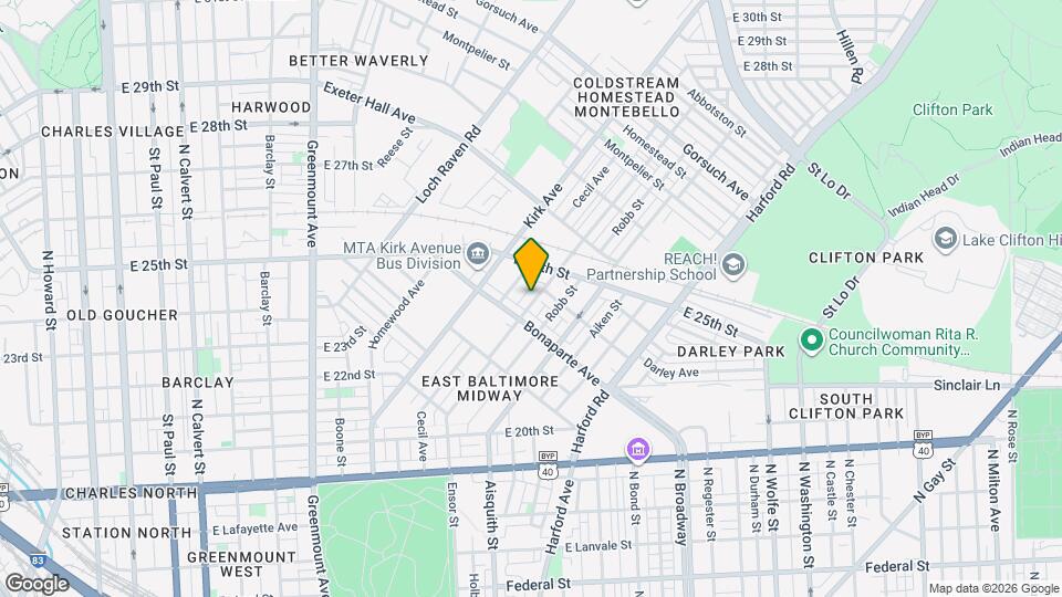 2316 Garrett Ave Map and Location Details