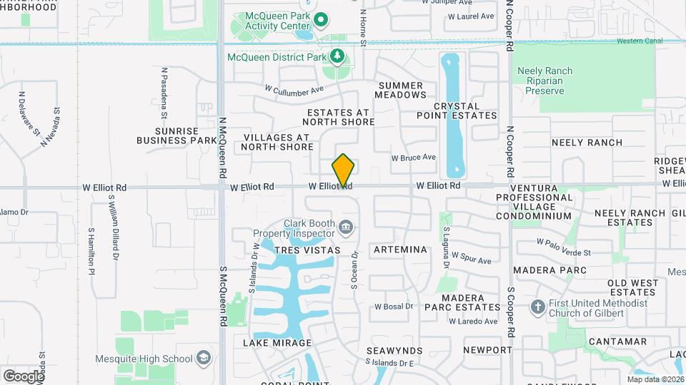 1232 W Seascape Dr Map and Location Details