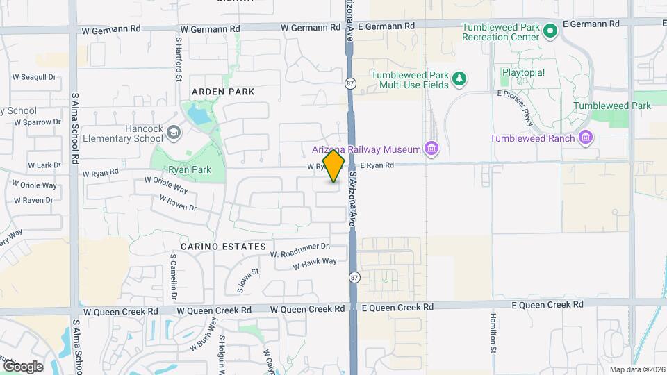 110 W Cardinal Way Map and Location Details