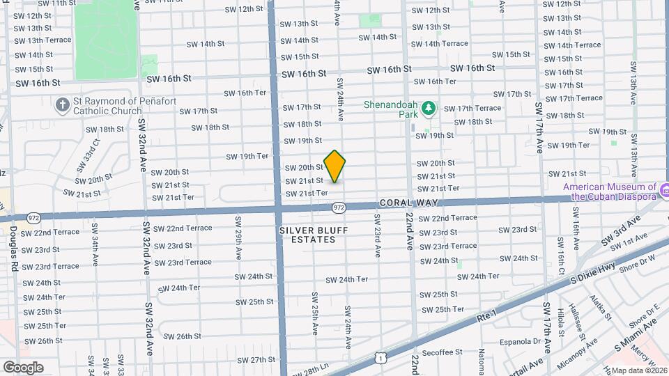 2425 SW 21st Ter, Unit 1 Mapa y Detalles de la Ubicación