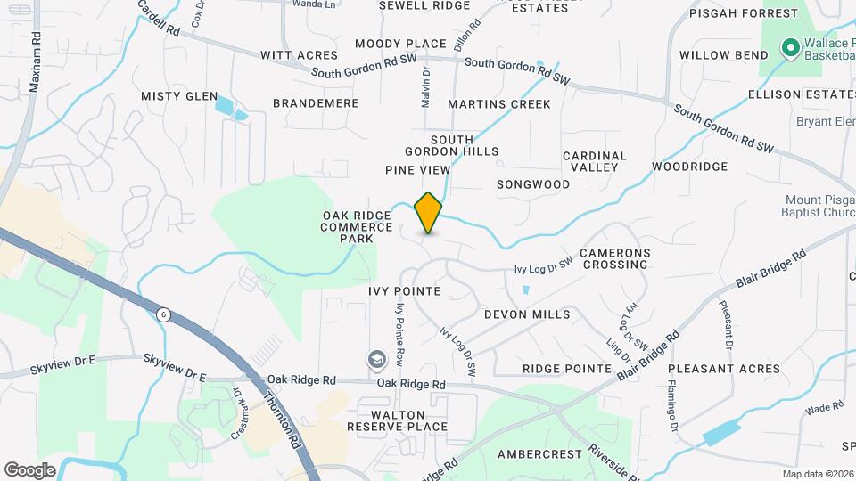 6830 Cherry Log Pl Map and Location Details