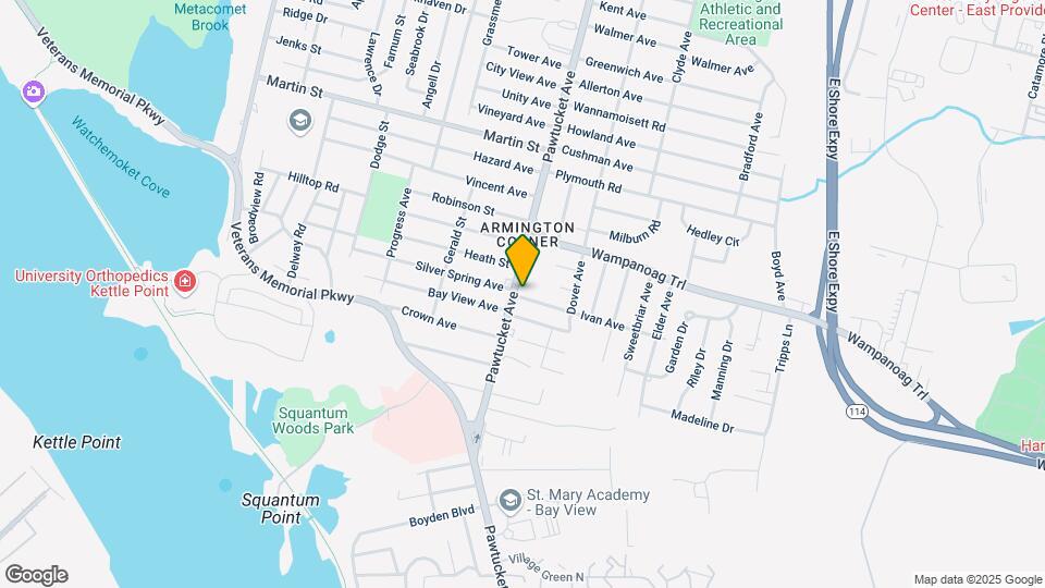 2872 Pawtucket Ave Map and Location Details