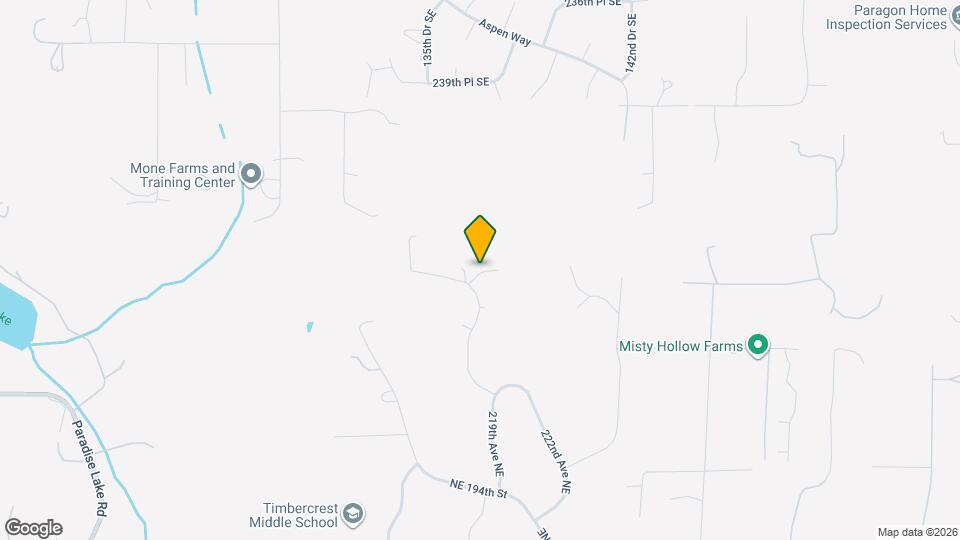 21814 NE 203rd Pl Map and Location Details