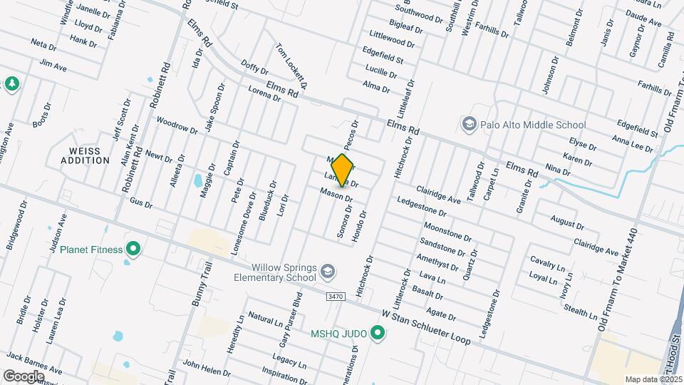 2701 Mason Dr Map and Location Details