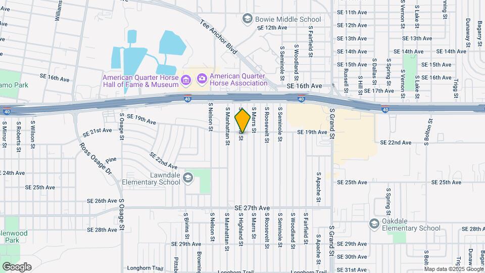 1903 S Highland St Map and Location Details