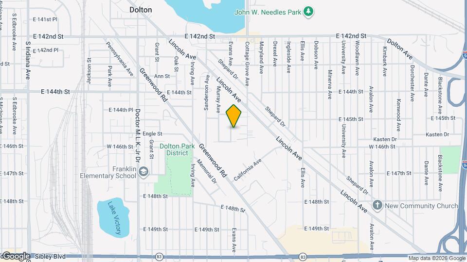 14523 Van Buren St Mapa y Detalles de la Ubicación