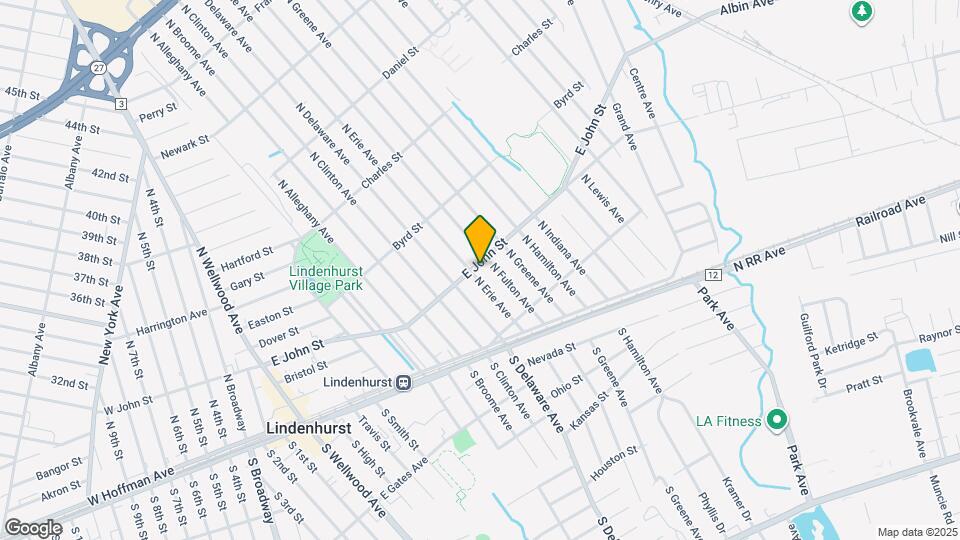 205 E John St Map and Location Details