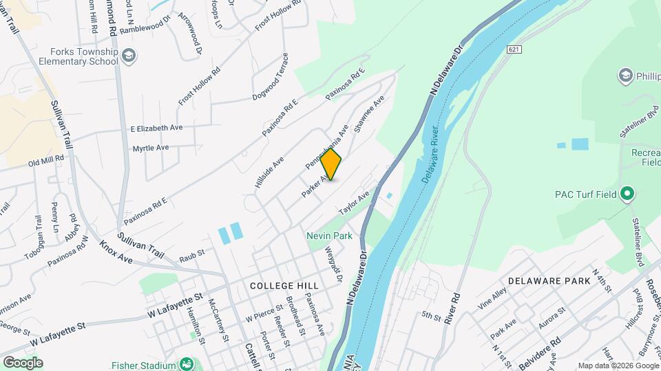 128 E Wayne Ave, Unit 2 Mapa y Detalles de la Ubicación