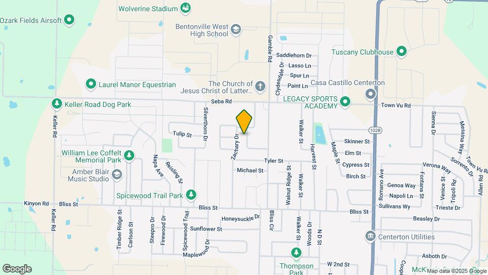 911 Vly Oaks Ln Map and Location Details