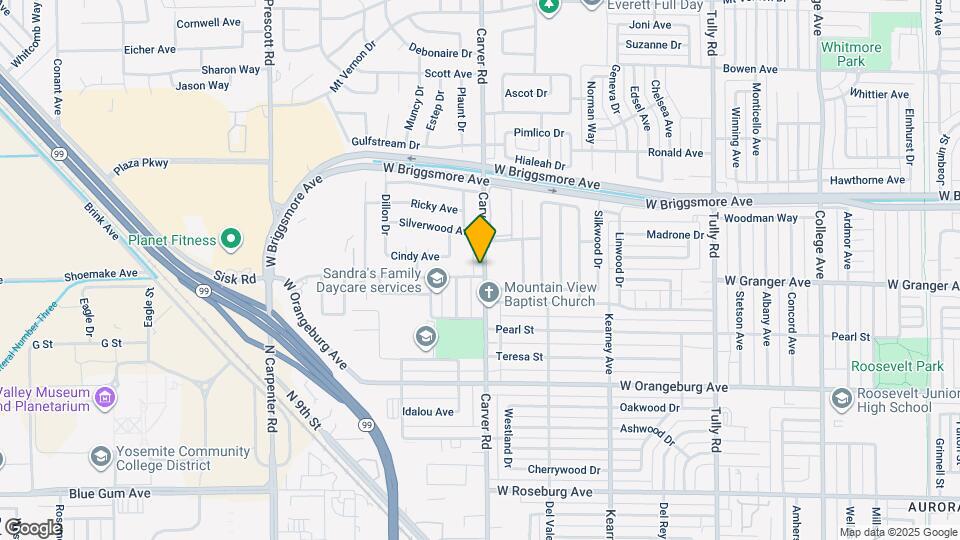 1601 Carver Rd Map and Location Details