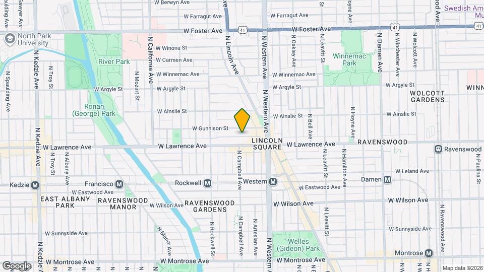 2453 W Gunnison St Map and Location Details