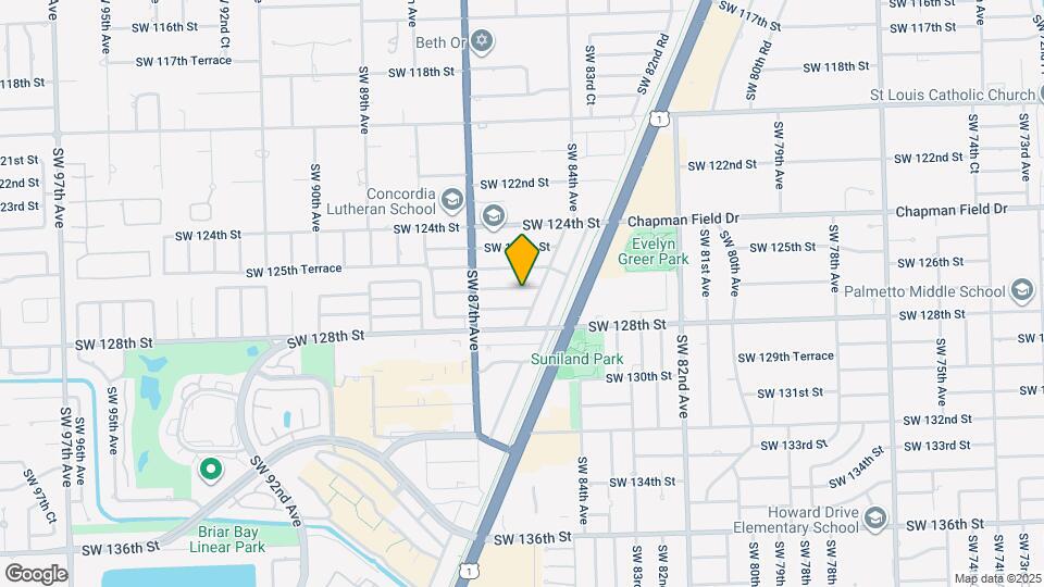 8560 SW 126th Terrace Map and Location Details
