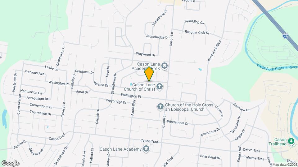 1231 Azure Way Map and Location Details