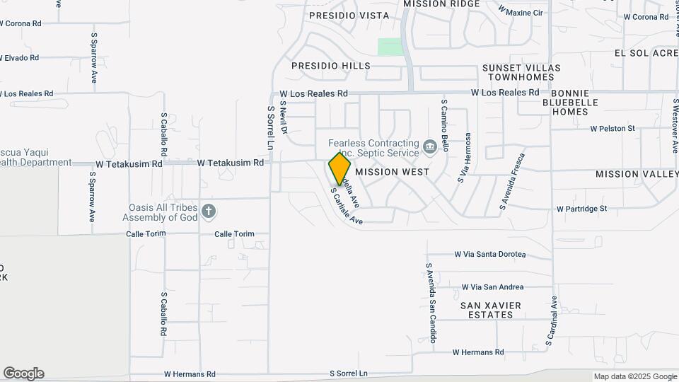 7577 S Carlisle Ave Map and Location Details