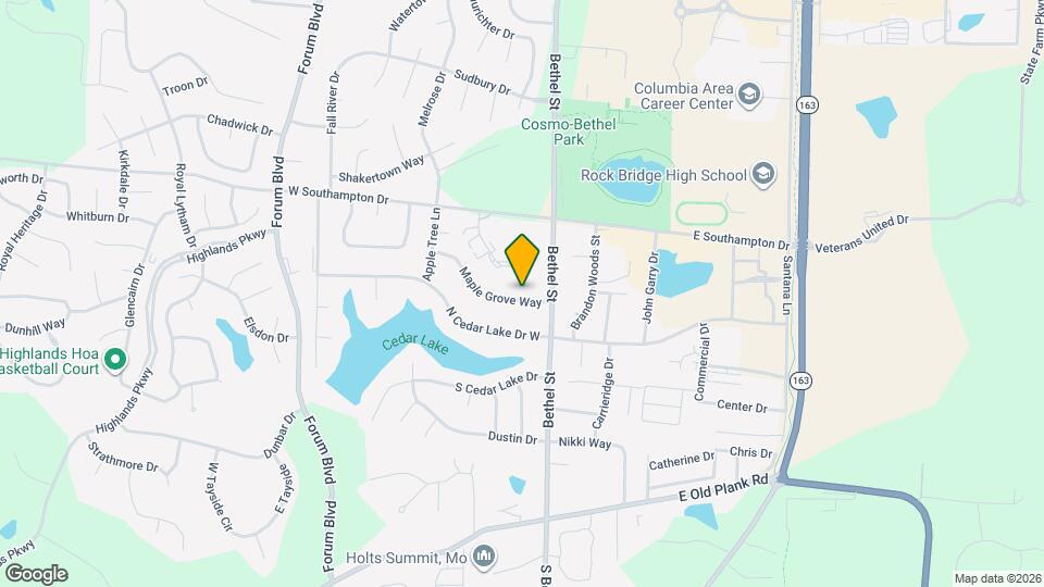 157 Maple Grove Way Map and Location Details