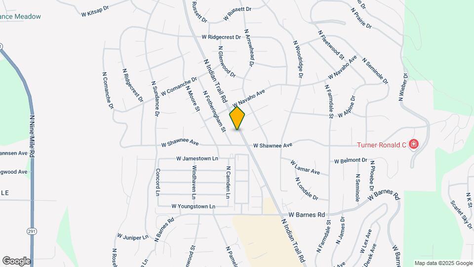 9621 N Indian Trail Rd Mapa y Detalles de la Ubicación