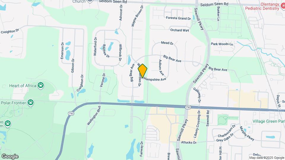9503 Wayne Brown Dr Map and Location Details