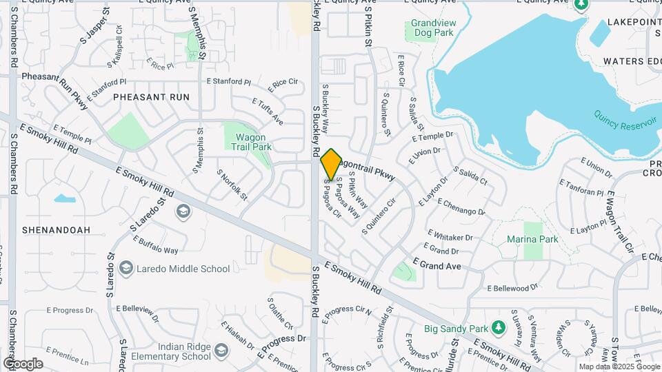 4794 S Pagosa Cir Map and Location Details