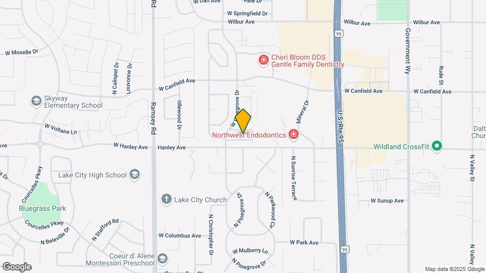 940 W Willow Lake Loop Map and Location Details