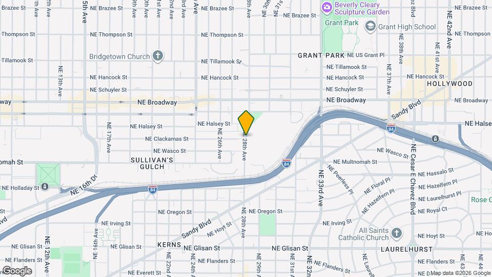 1350 NE 28th Ave Map and Location Details