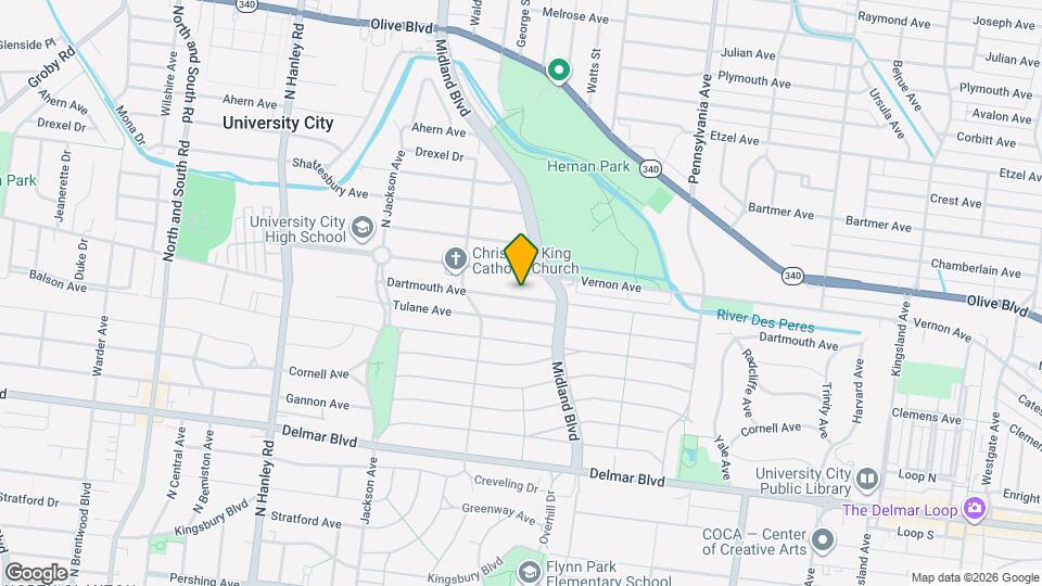 7239 Dartmouth Ave Map and Location Details