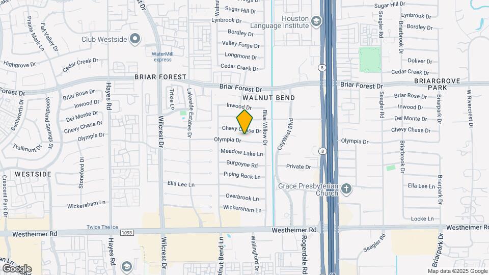 10630 Olympia Dr, Unit upper Map and Location Details