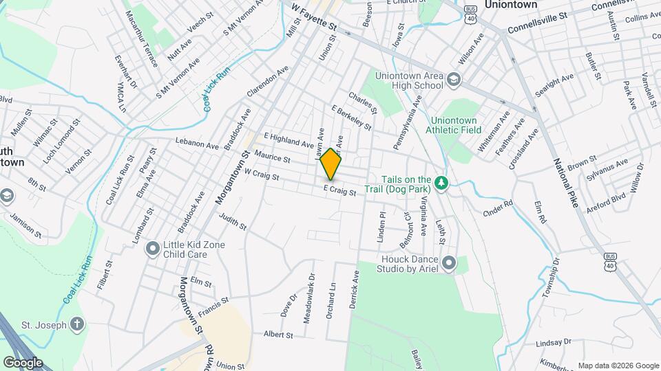 25 E Craig St Map and Location Details