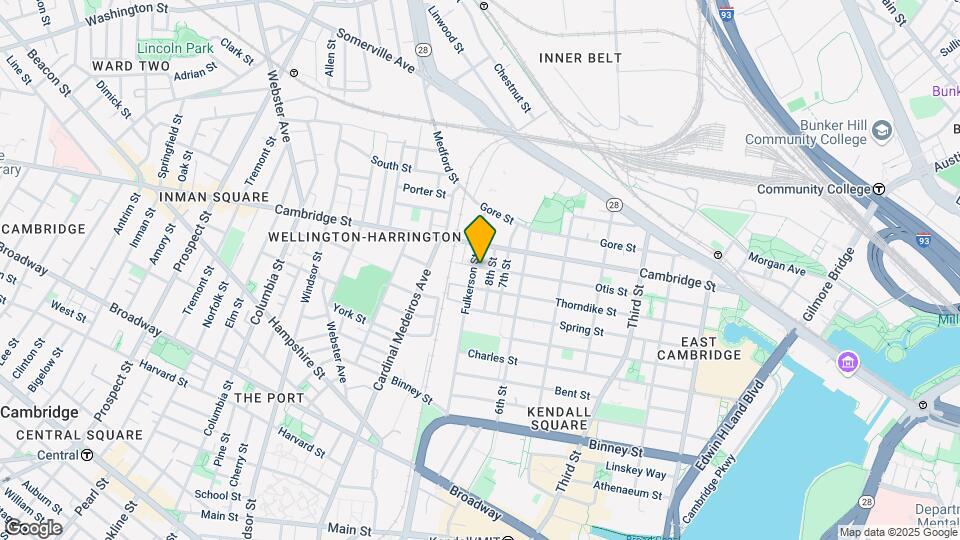184 Otis St, Unit 2 Map and Location Details
