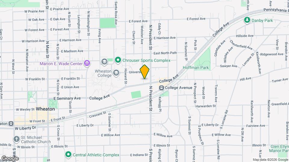 933 College Ave, Unit A Map and Location Details