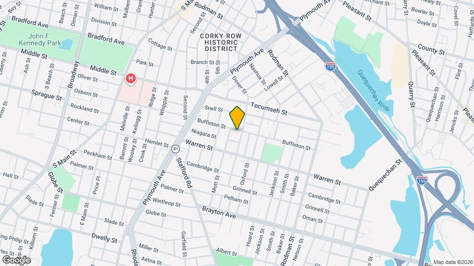 211 Buffinton St Map and Location Details