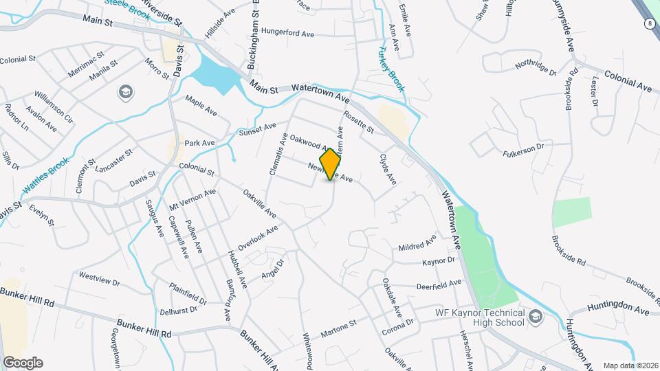 157 Eastern Ave Map and Location Details