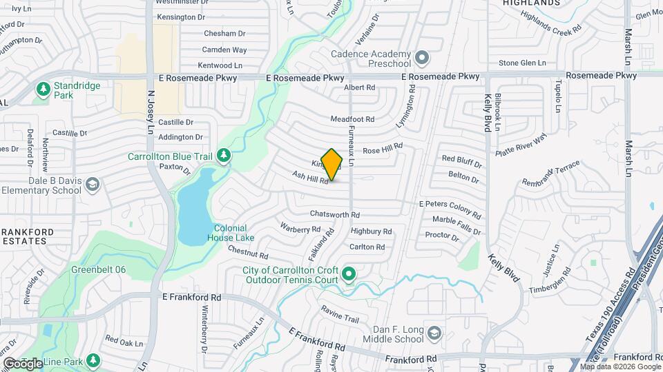 2038 Ash Hill Rd Map and Location Details