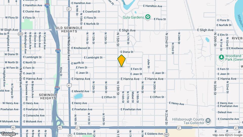 1503 E North St Map and Location Details