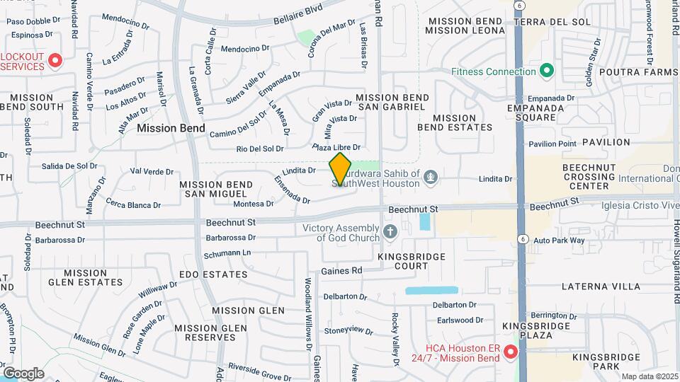 15238 Ensenada Dr Map and Location Details
