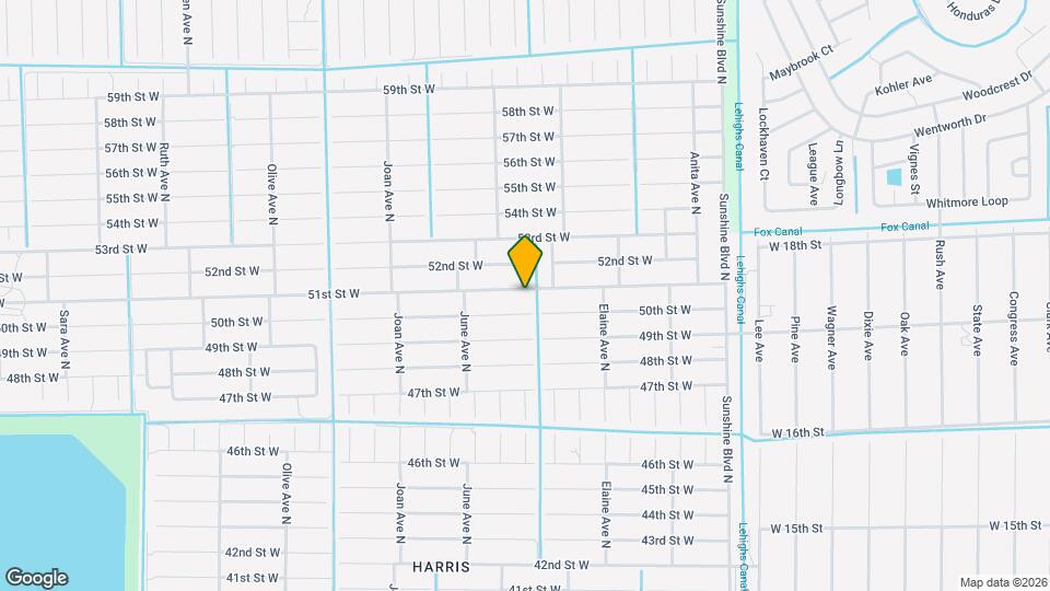 2803 51st St W Map and Location Details