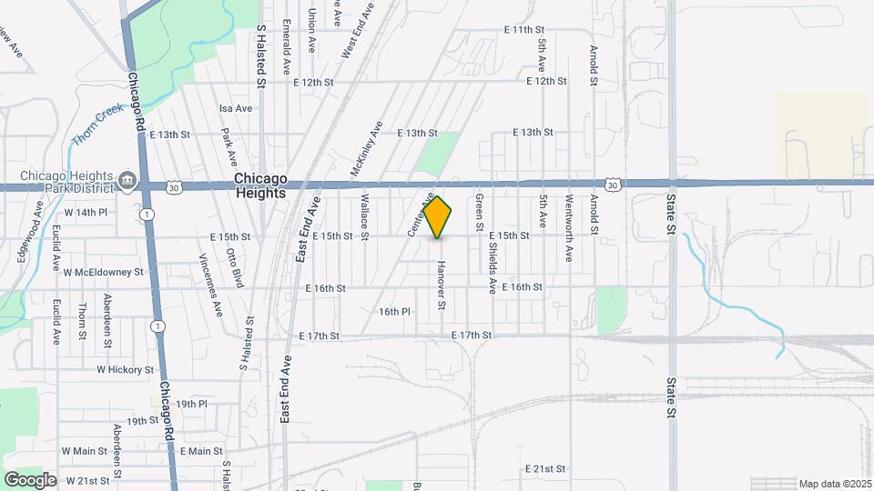 1504 Hanover St Map and Location Details