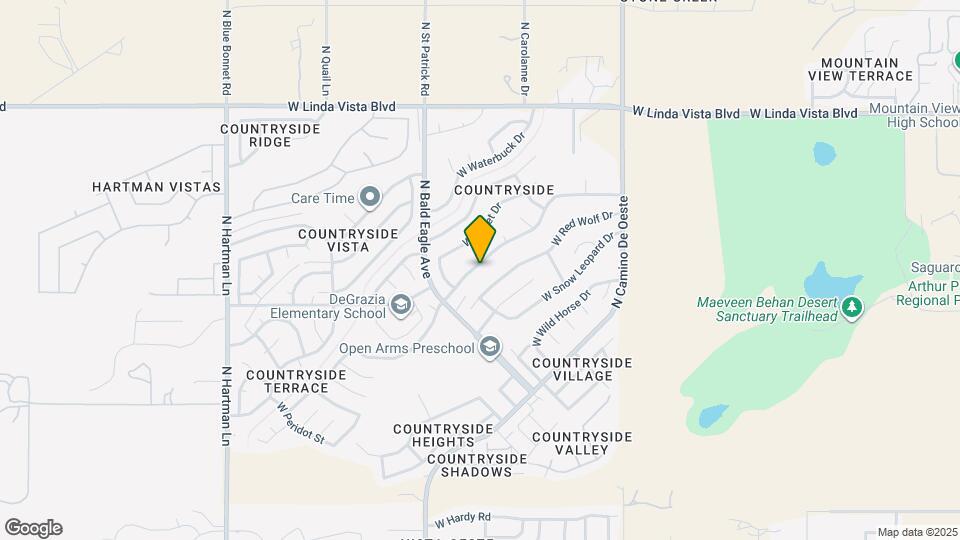 4891 W Condor Dr Map and Location Details