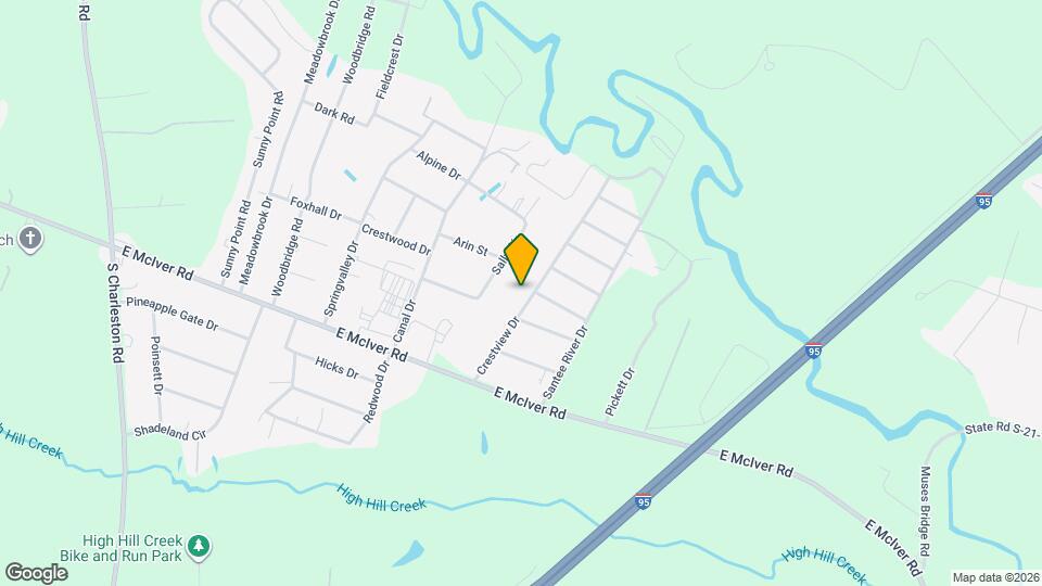 3045 Crestview Dr Map and Location Details