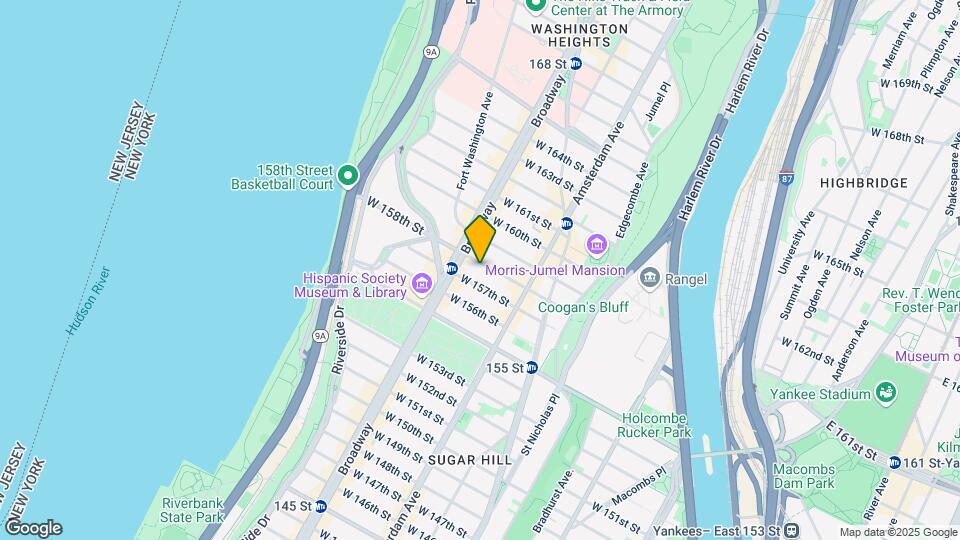 536 W 158th St Map and Location Details