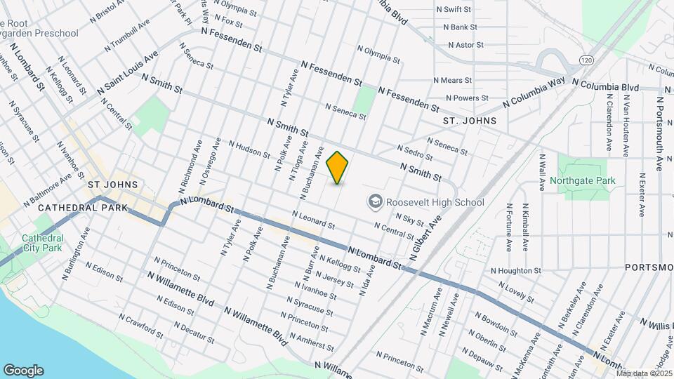 8555 N Burr Ave Map and Location Details