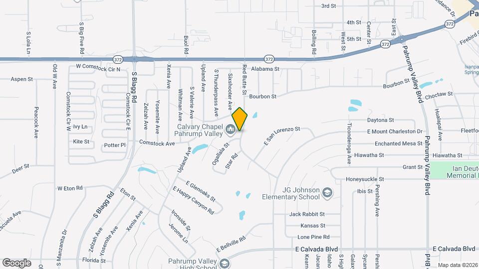 1350 Ogallala St Map and Location Details