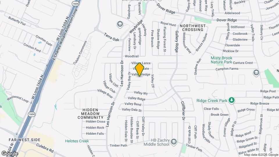 9411 Valley Moss Map and Location Details